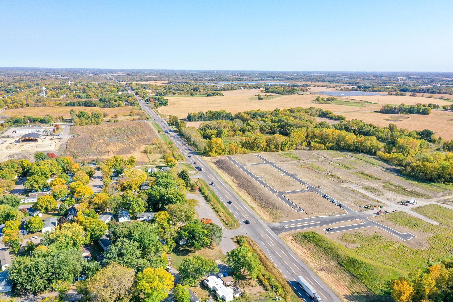 Aerial prior to the start of construction