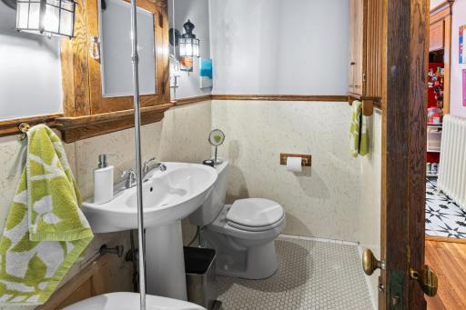 Original tile floors.