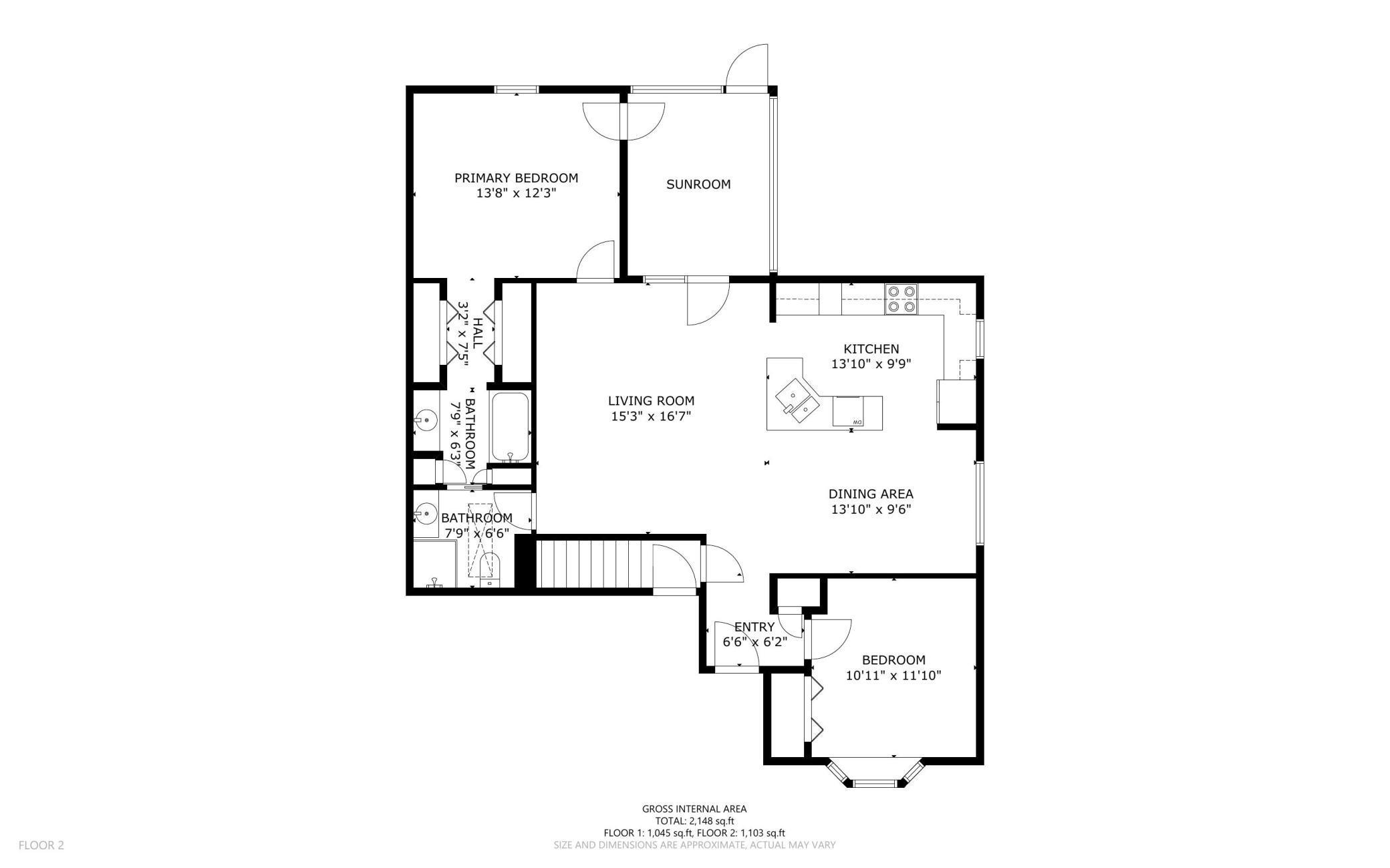 Main level floor plan