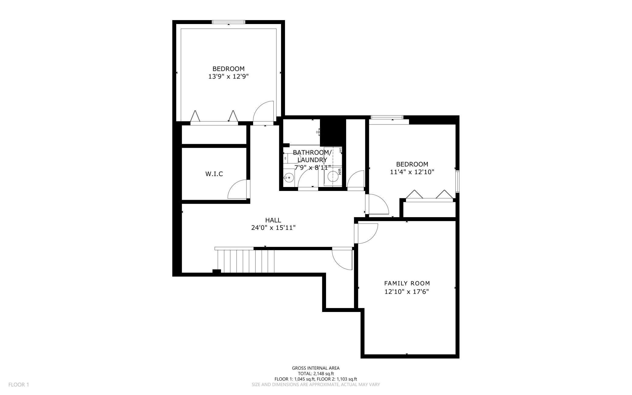 Basement floor plan