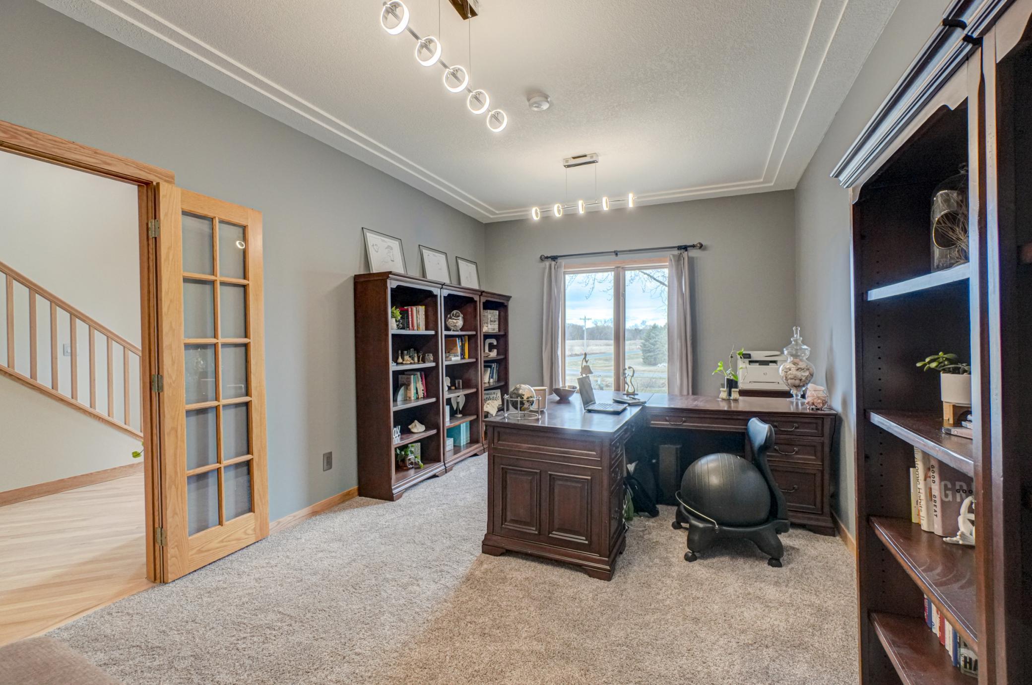 main level office with walk in closet ... thank you!