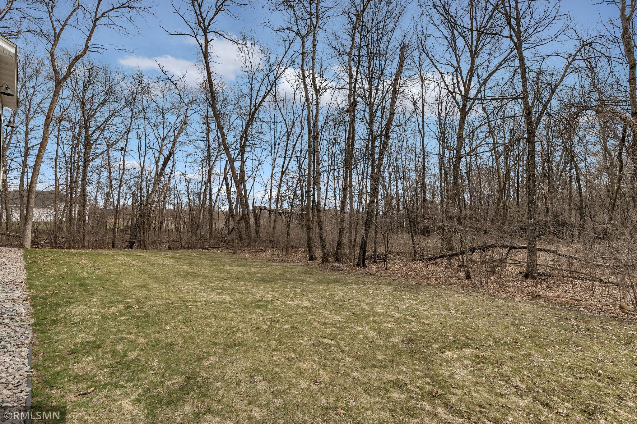 Private wooded lot