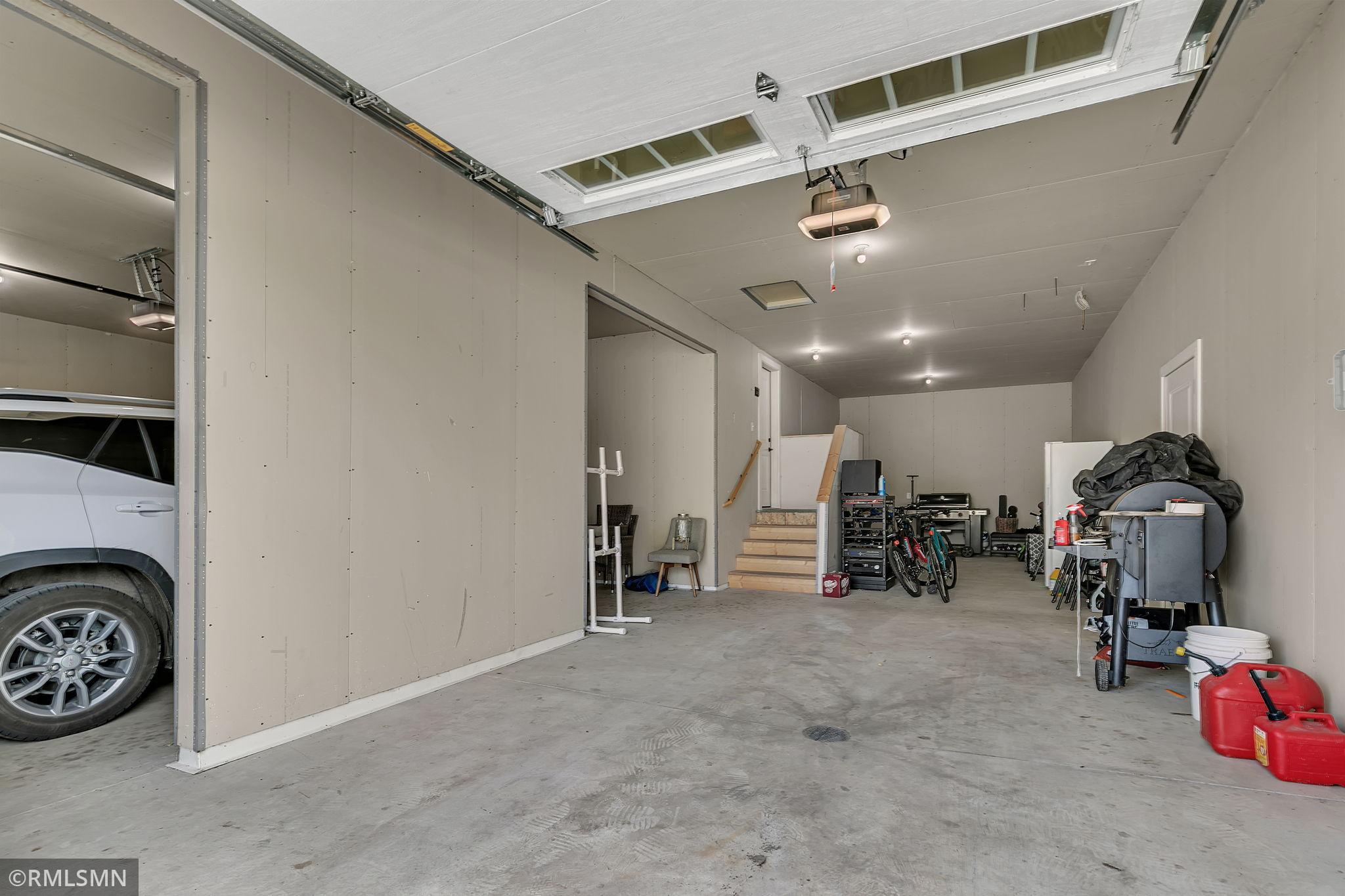 Massive double deep garage