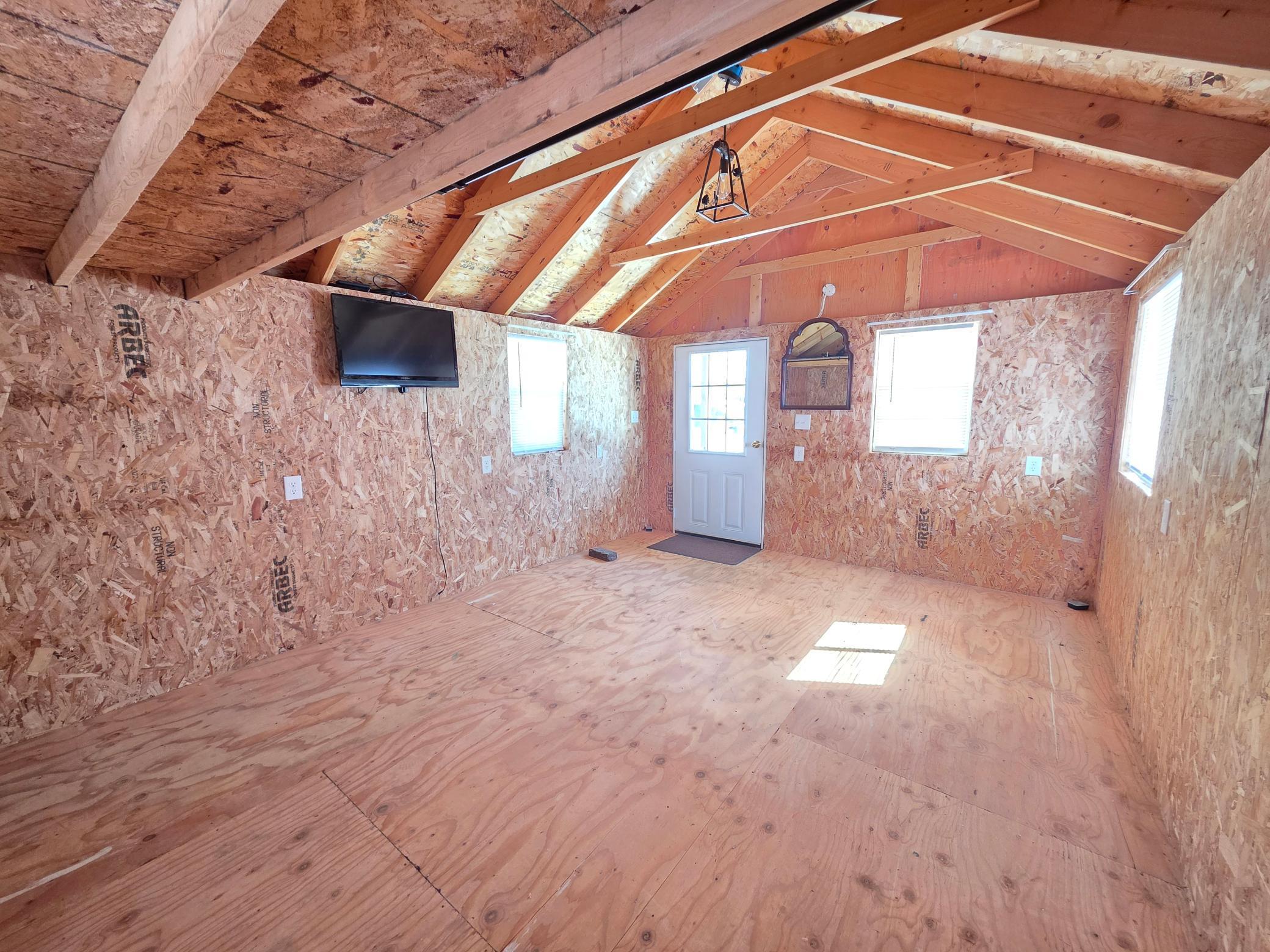 Blank slate for shed/multi-use cabin