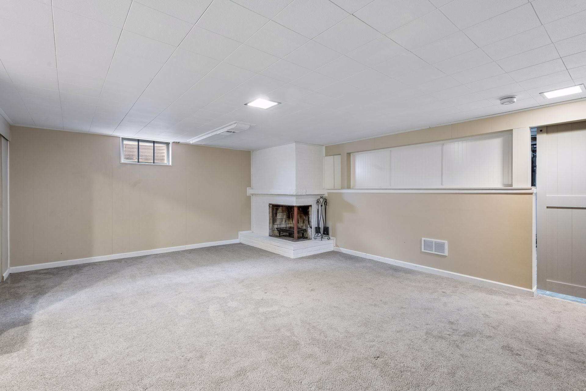 Second Wood Burning Fireplace