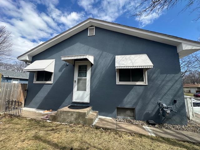 Side entry to home and to/from backyard