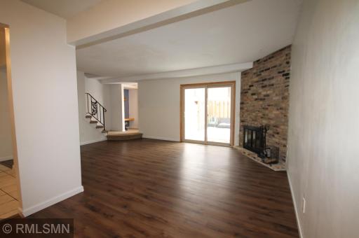 Newer flooring on the main level.