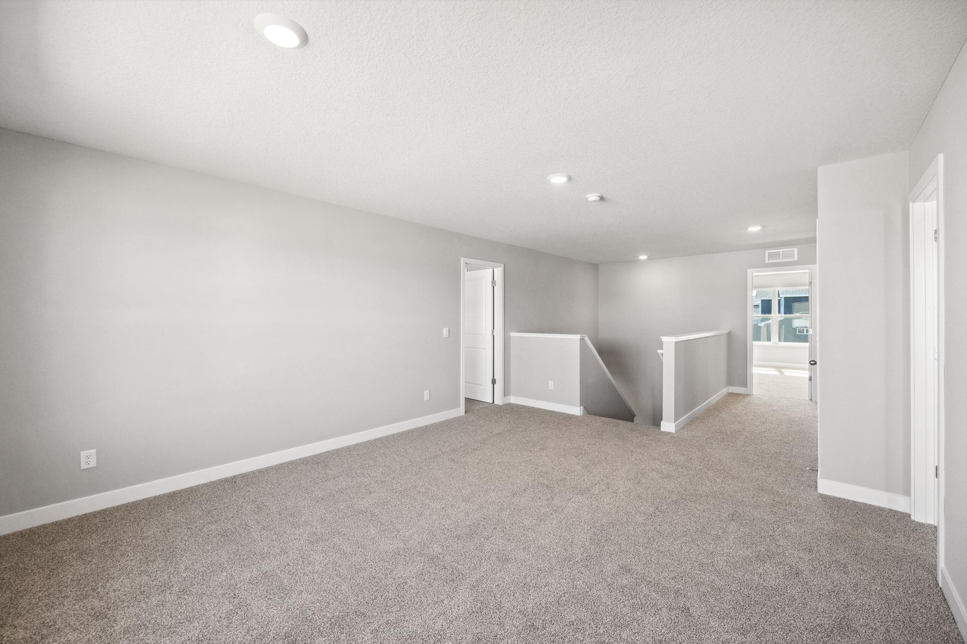 Upper level loft/2nd family room.