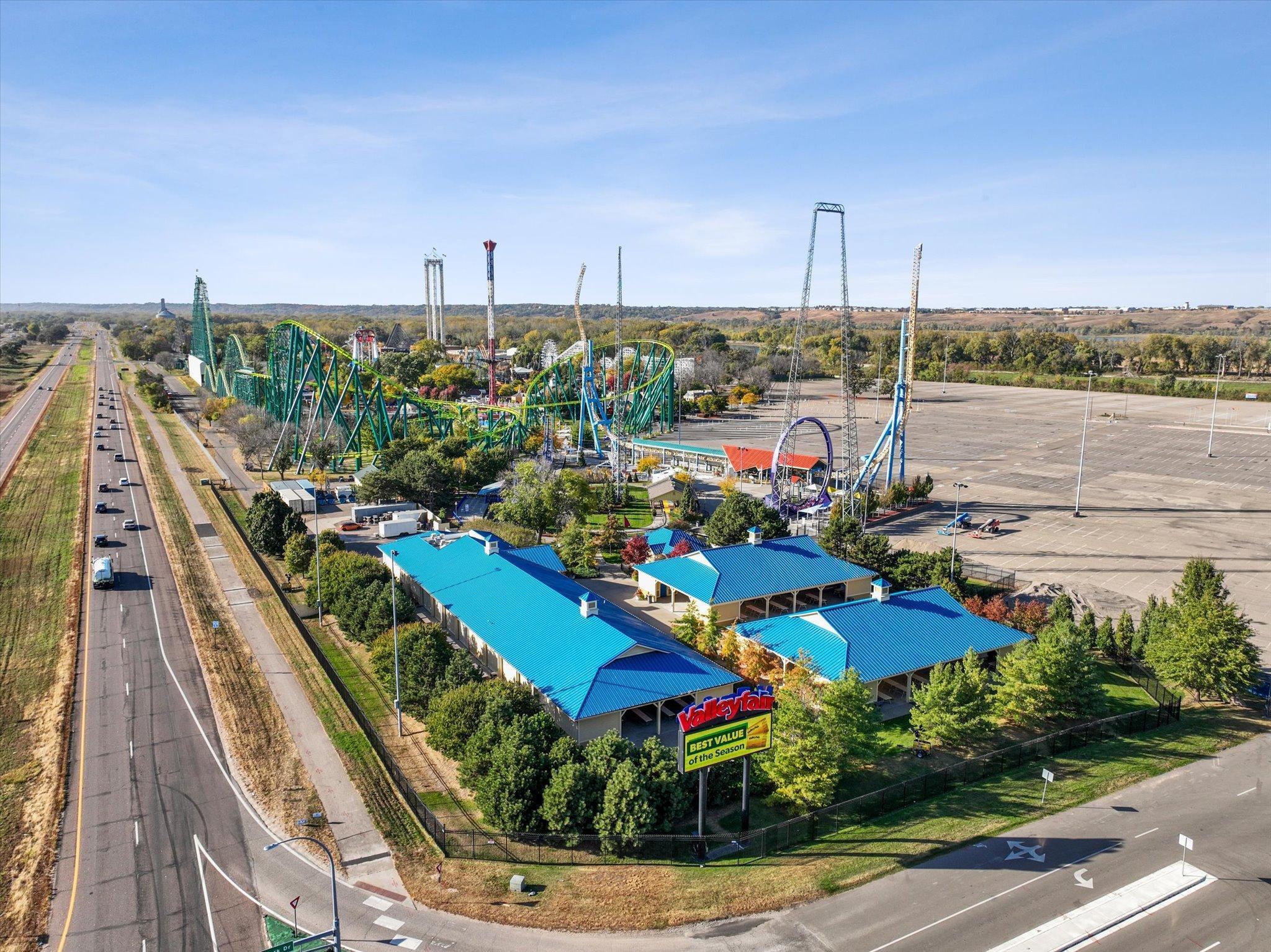 Valleyfair, Soak City & ValleyScare. 75 + rides and attractions.