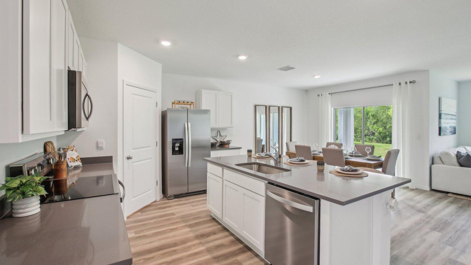 Open main floor layout.