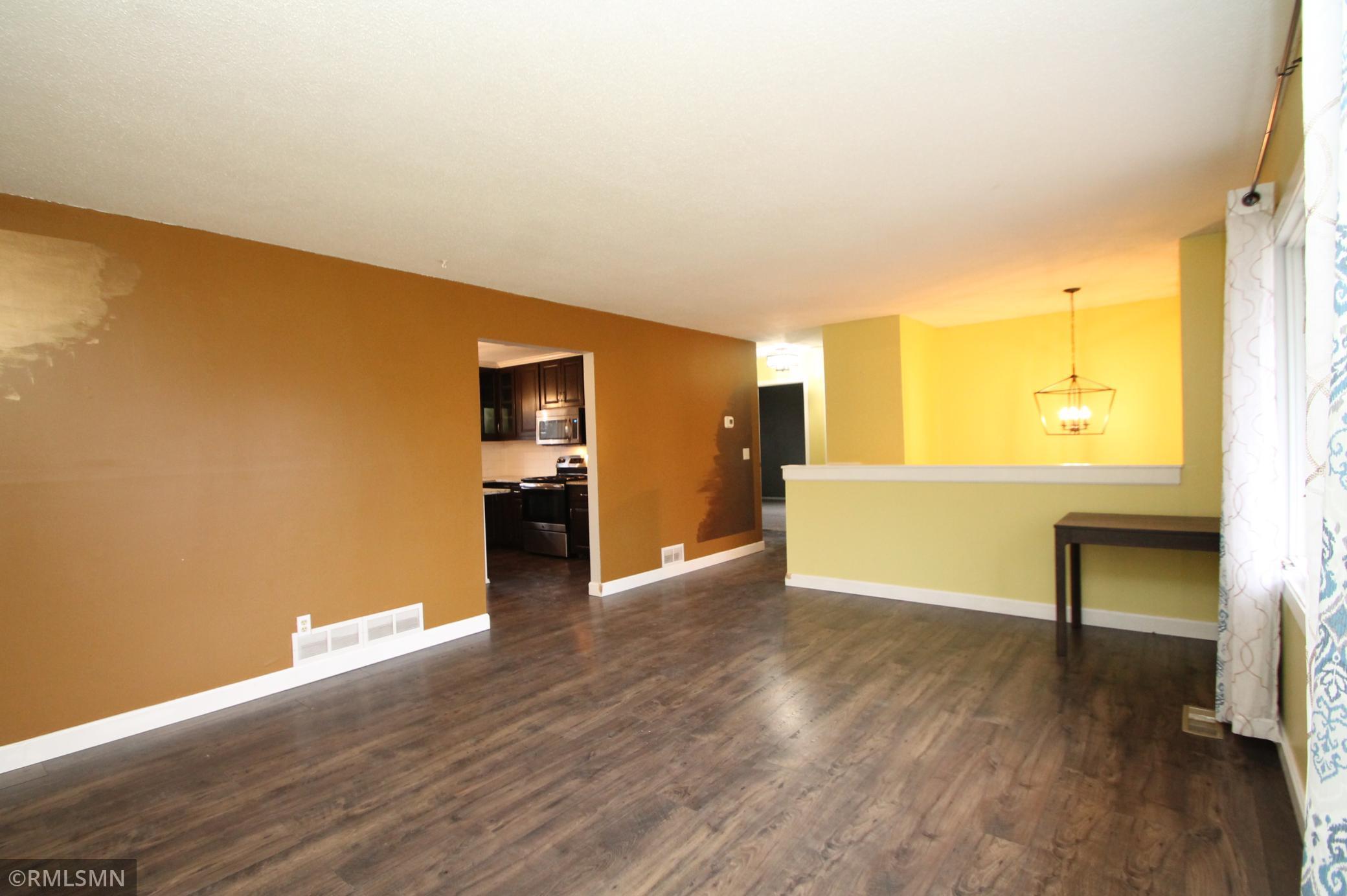 Spacious room sizes throughout the home.