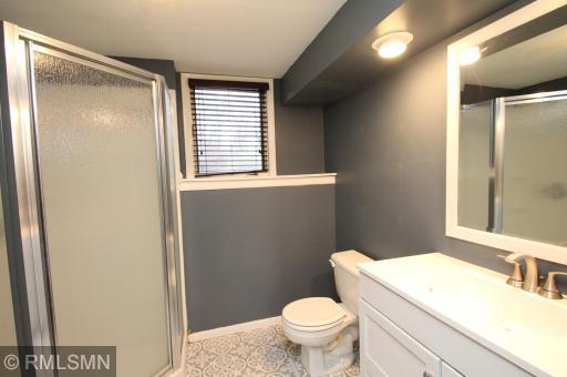 3/4 bathroom in lower level