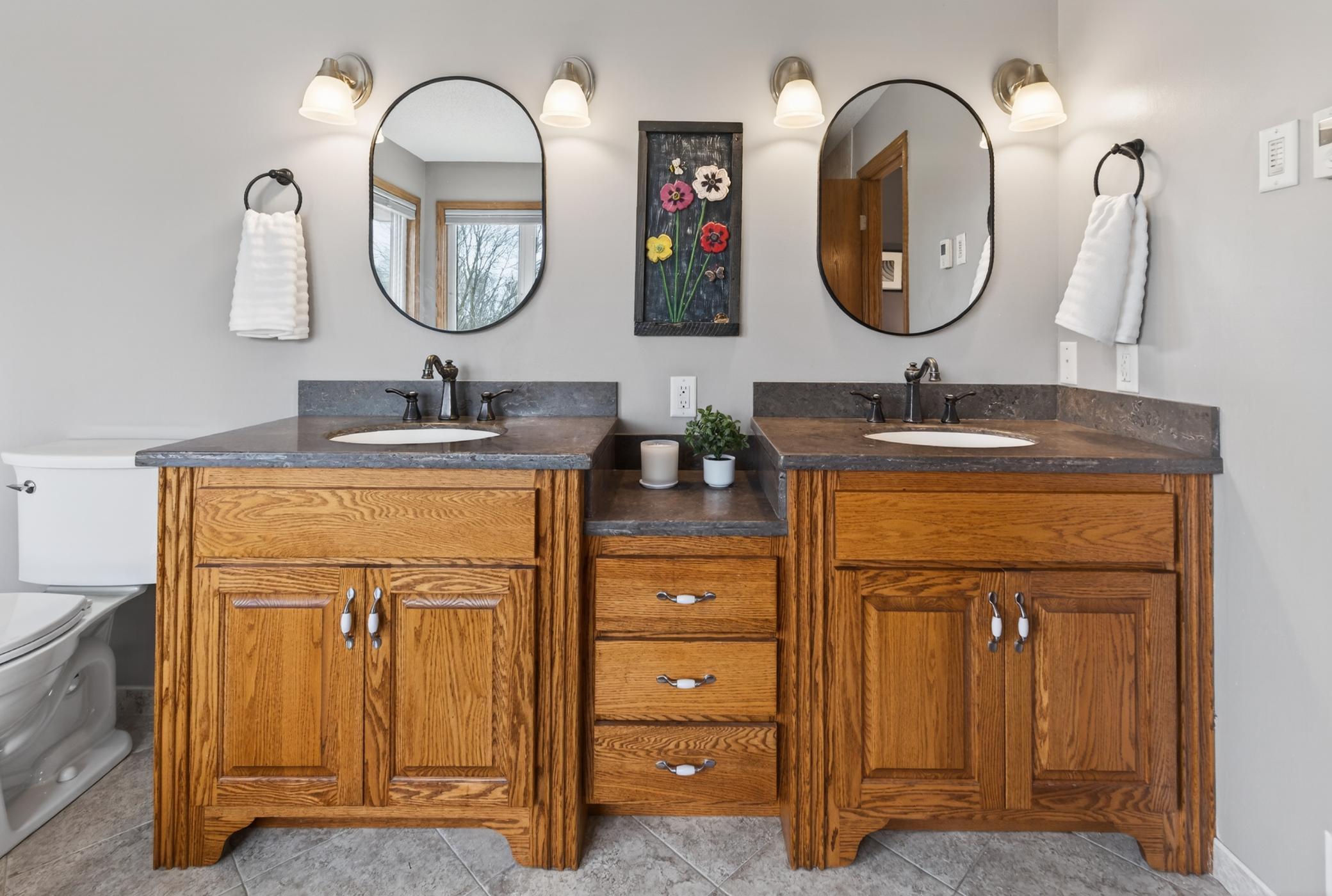 No shortage of space while getting ready.