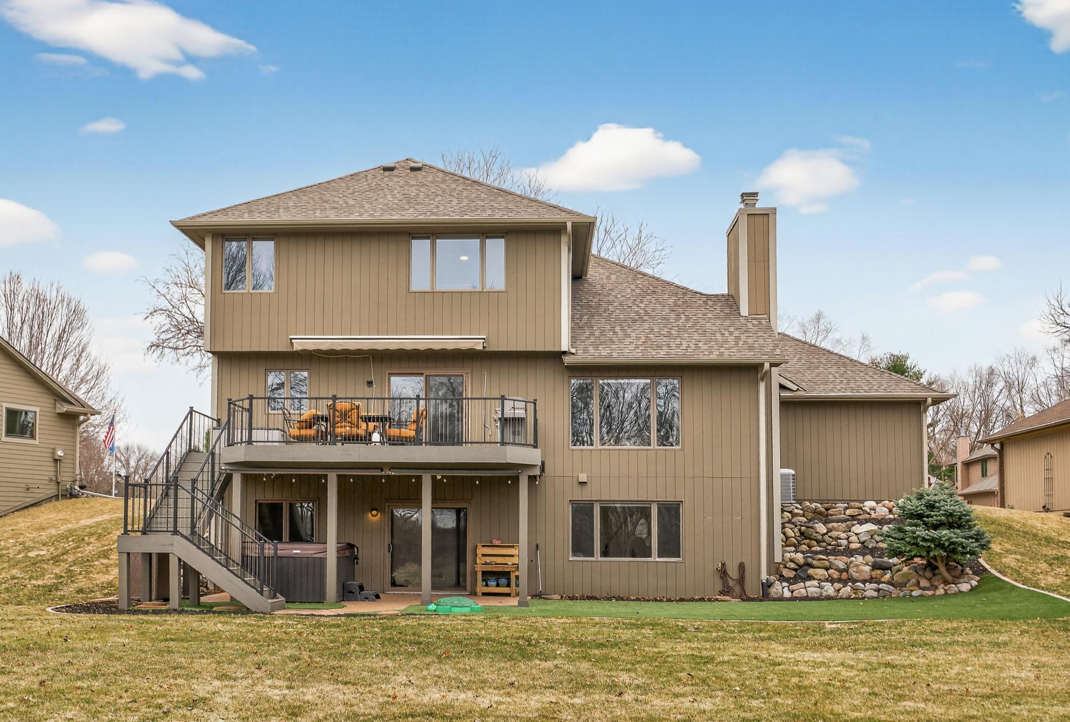 You'll appreciate the new backyard landscaping.