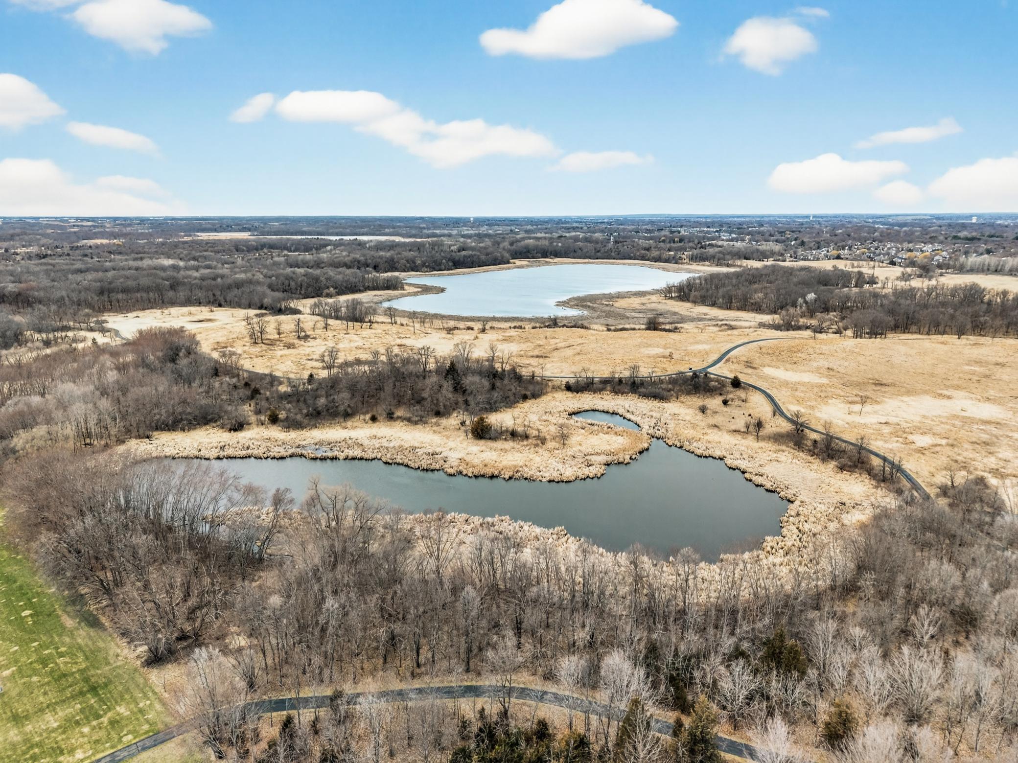 Elm Creek Park is 4900 acres and features amenities for almost every outdoor activity, including the Winter Recreation Area, Eastman Nature Center, miles of hiking and biking trails, a swim pond, mountain biking and much more.