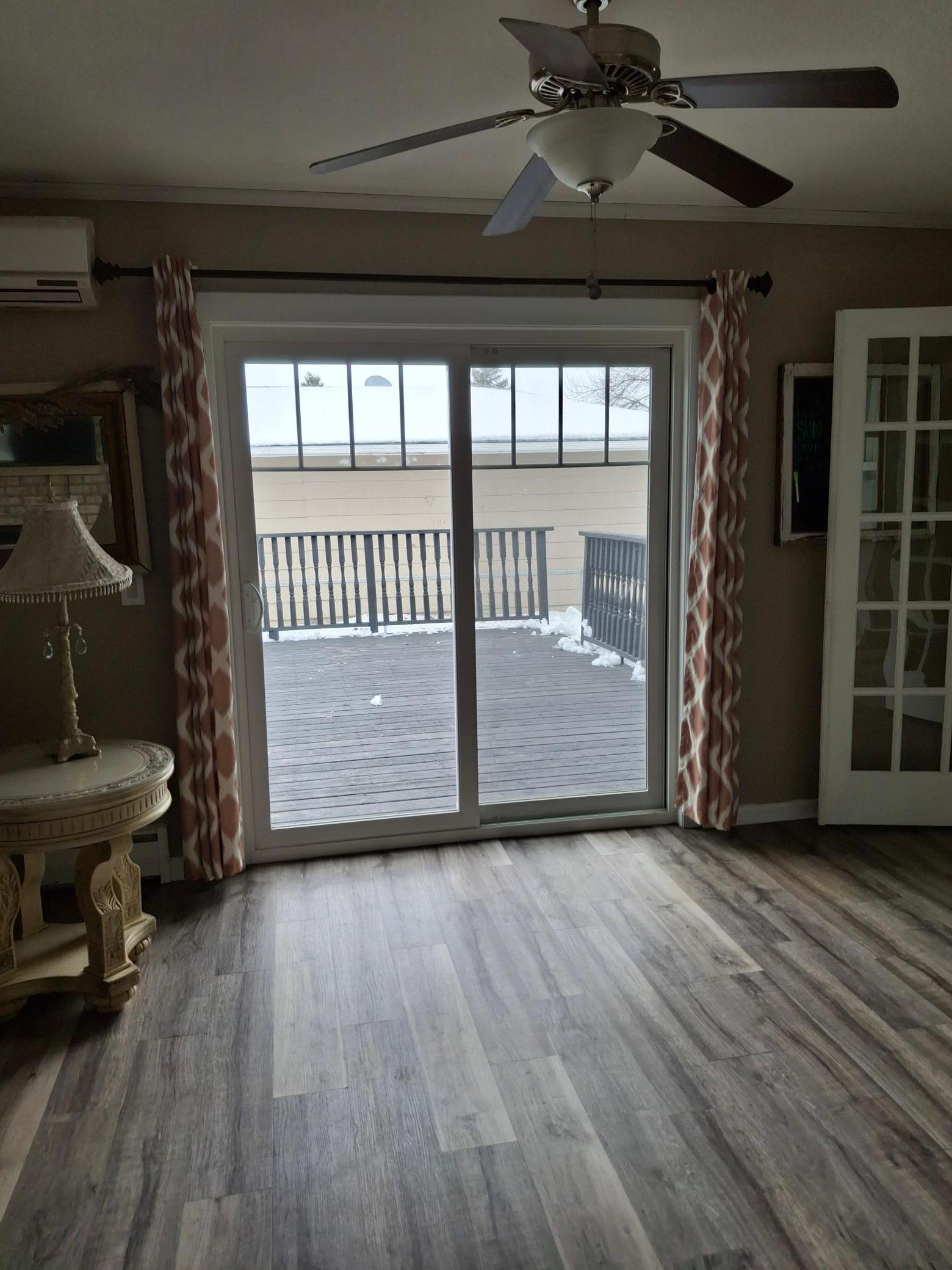 Patio Door connects Dining Room to the Deck