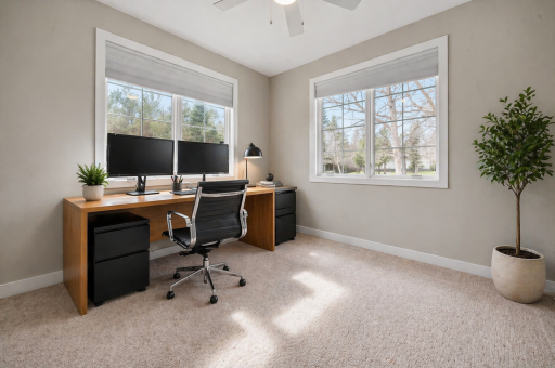 Photo has been virtually staged to show the space's potential.