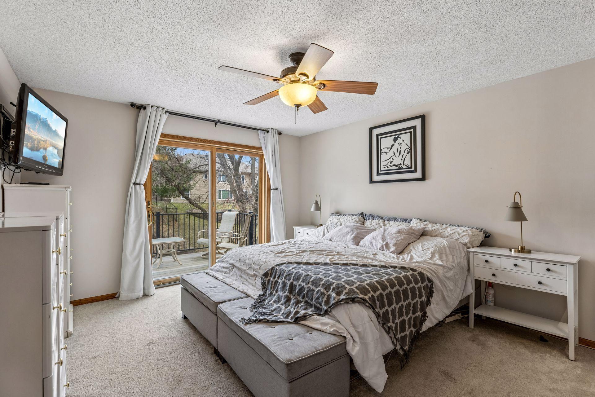 Primary Bedroom with Deck