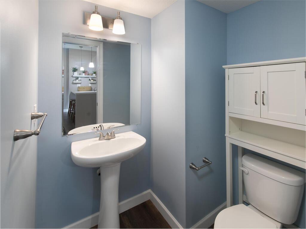 Main level half bath