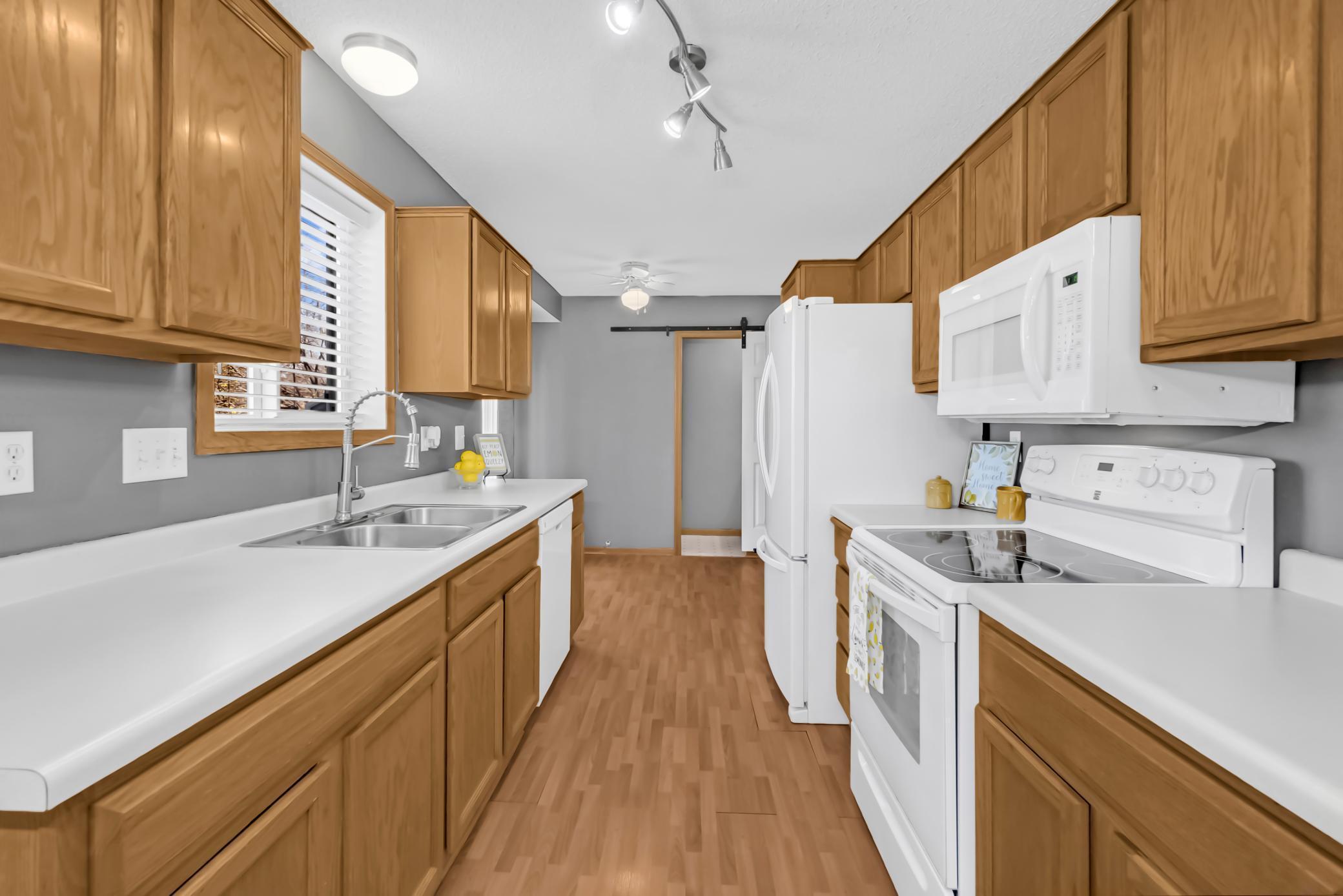 Kitchen with Window Above Sink