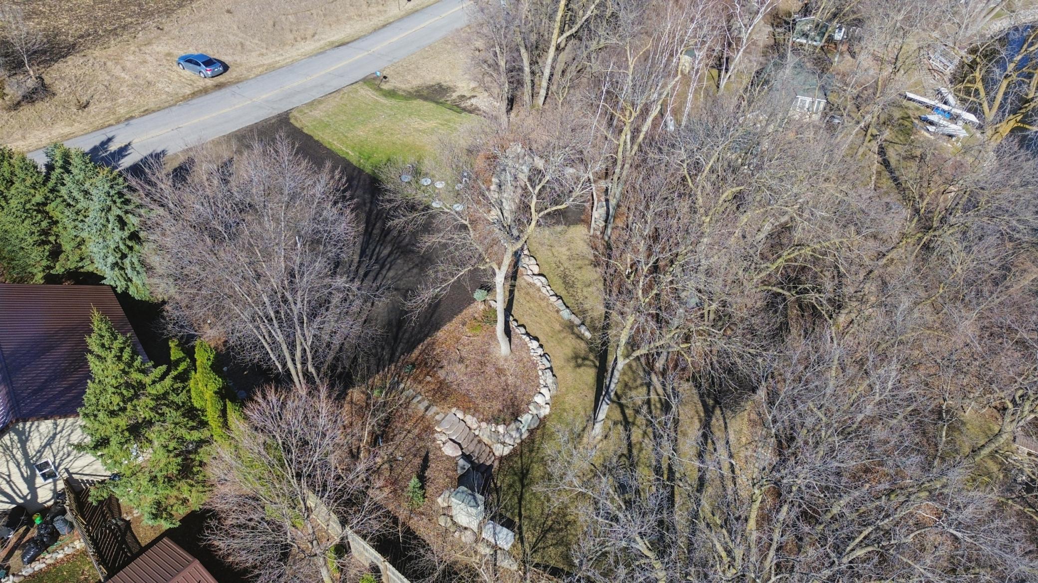 An aerial view of 21280 654th Ave, Litchfield.