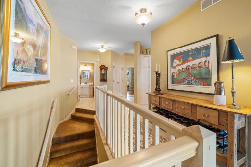 Hallway leading to the Kitchen, Dining Room and Living Room