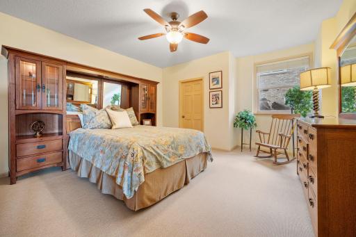 Bedroom 3 features walk-in closet and ceiling fan