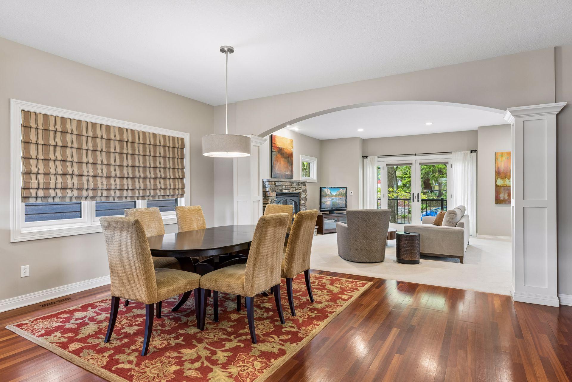 Architectural details and luxury finishes.