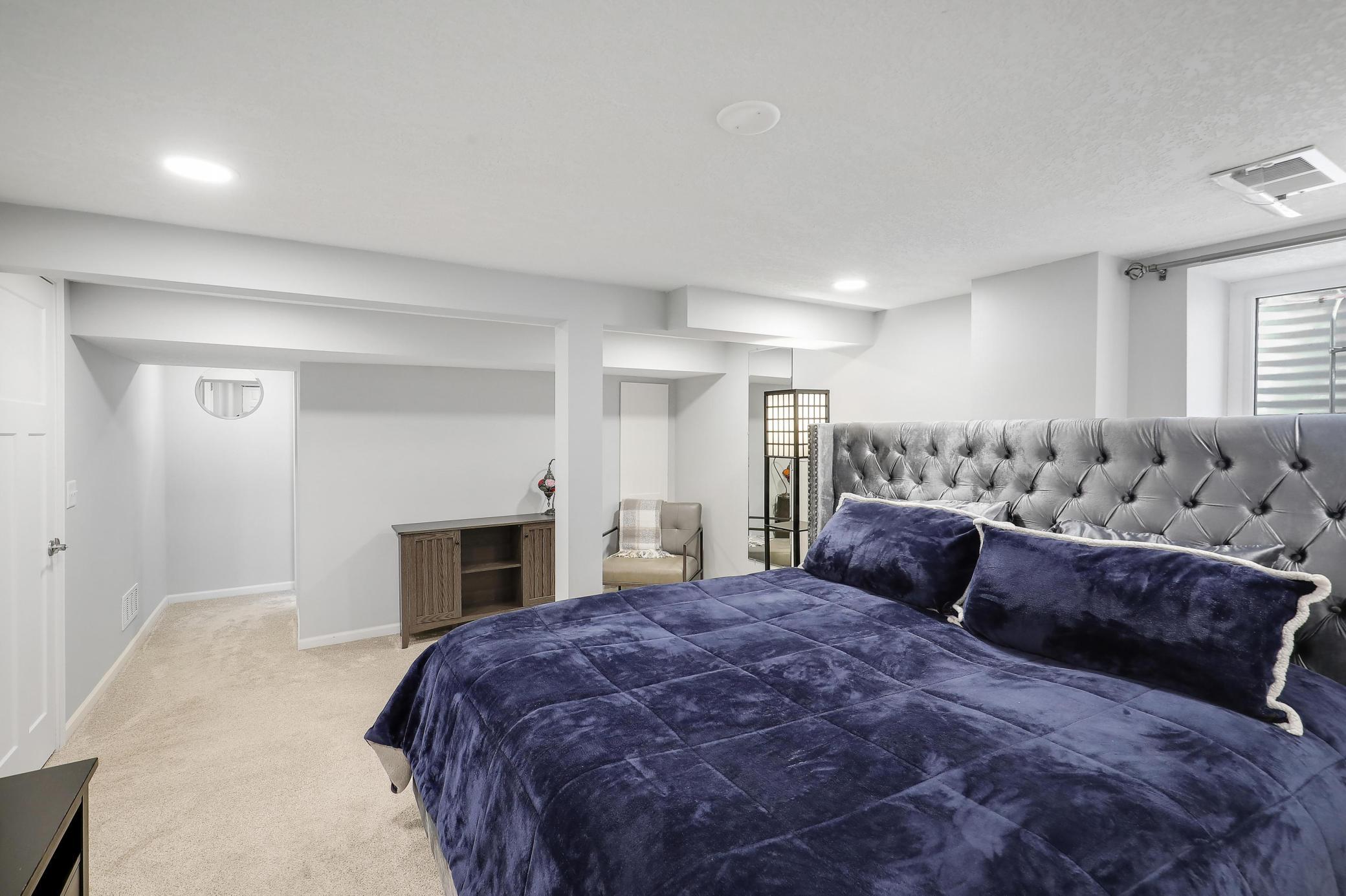 Large space that could also be used as a family room.