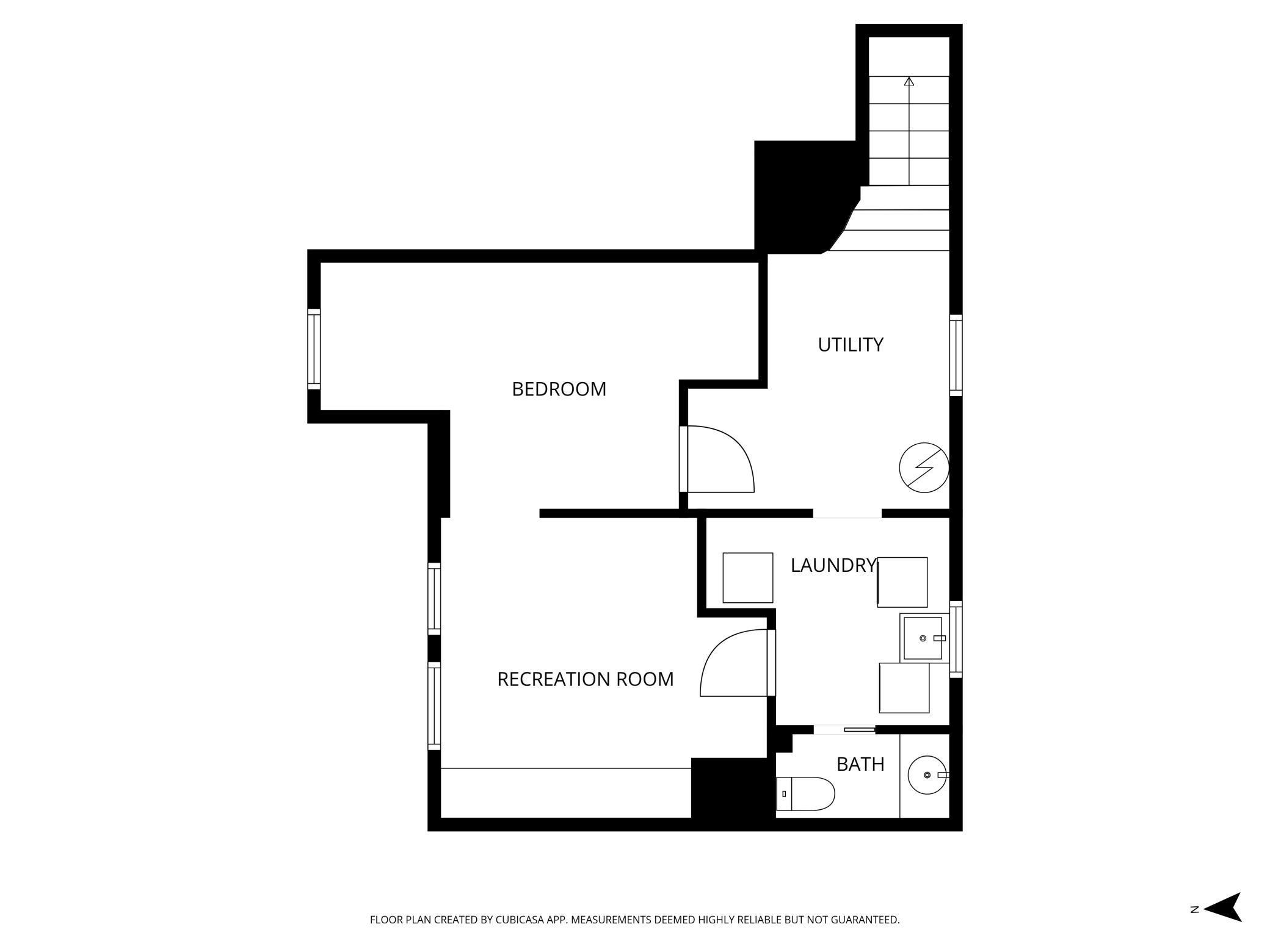 Floor plan lower level