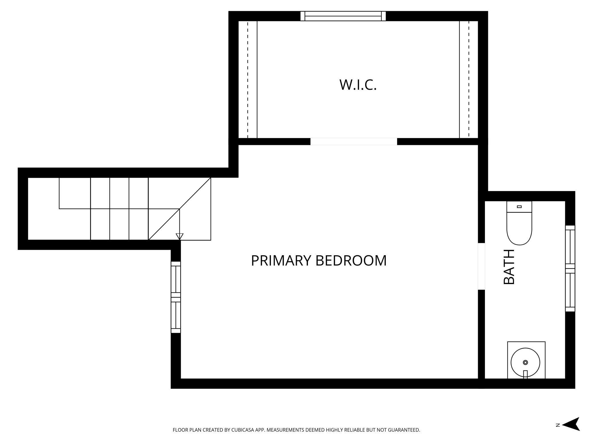 Floor plan upper level