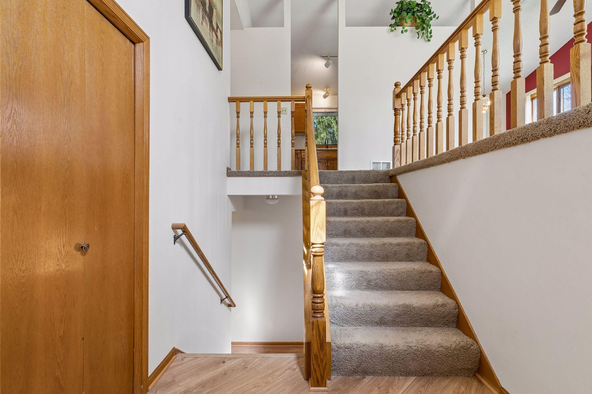 Unique & spacious angled foyer