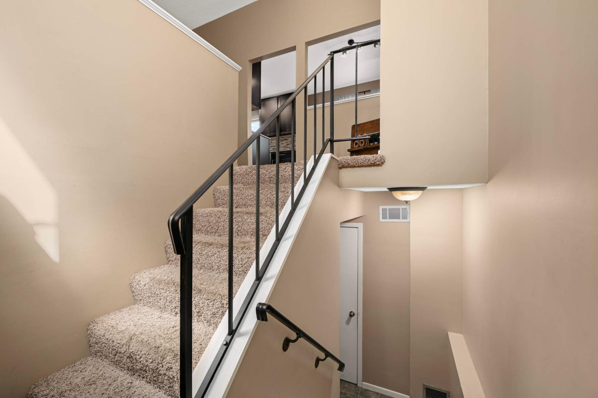 Garage Entrance Door and Utility Room