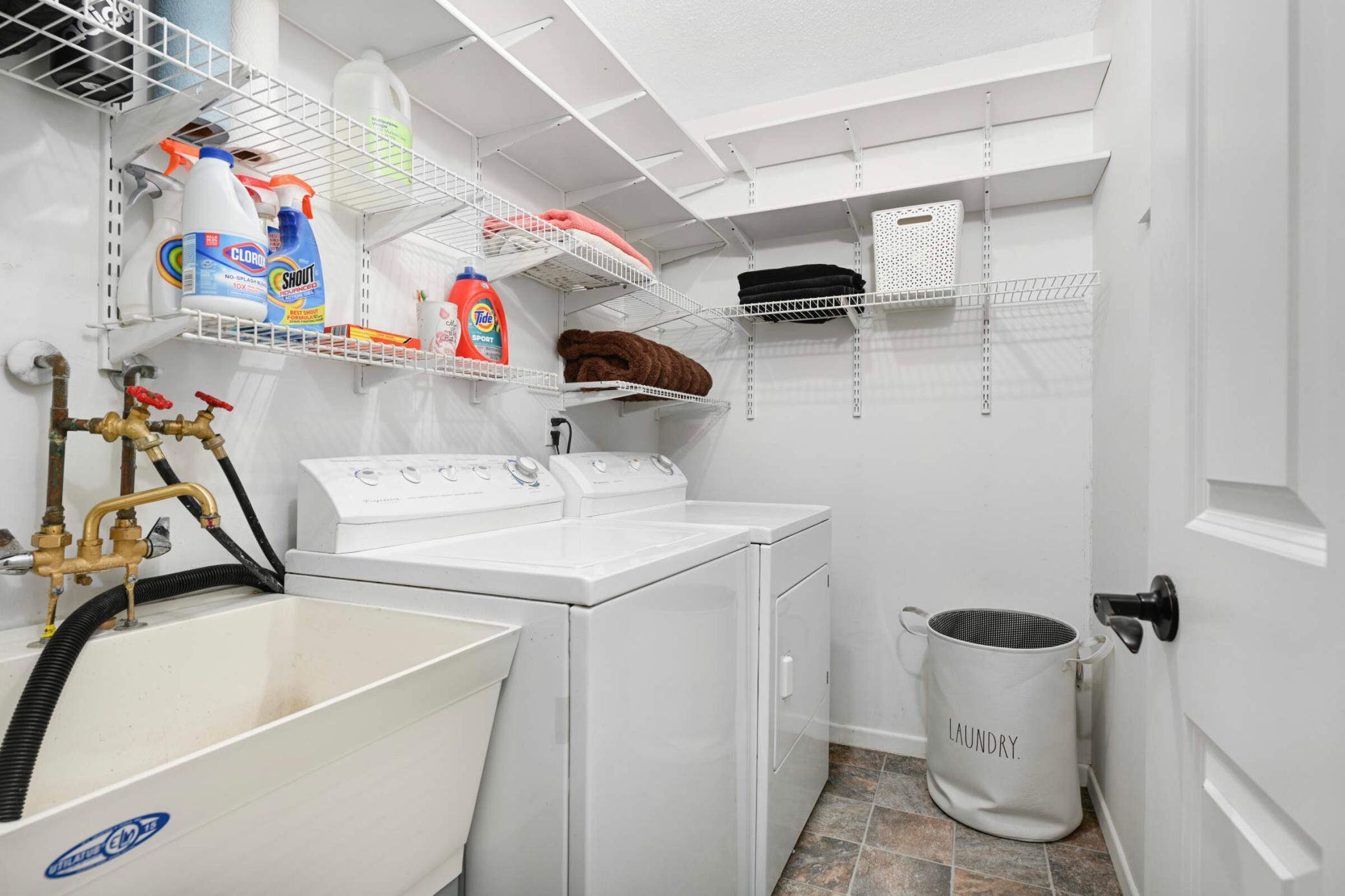 Extra Storage in The Laundry Room