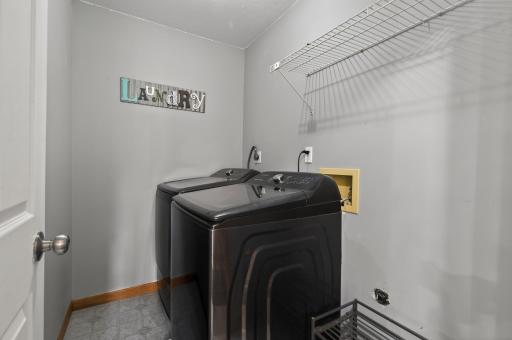 Main floor laundry room