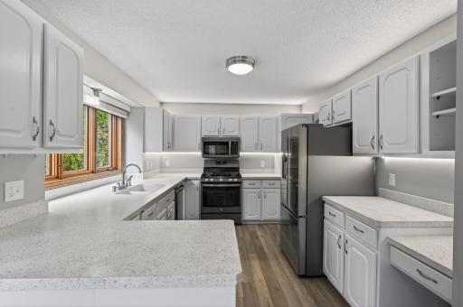 Kitchen with West facing window