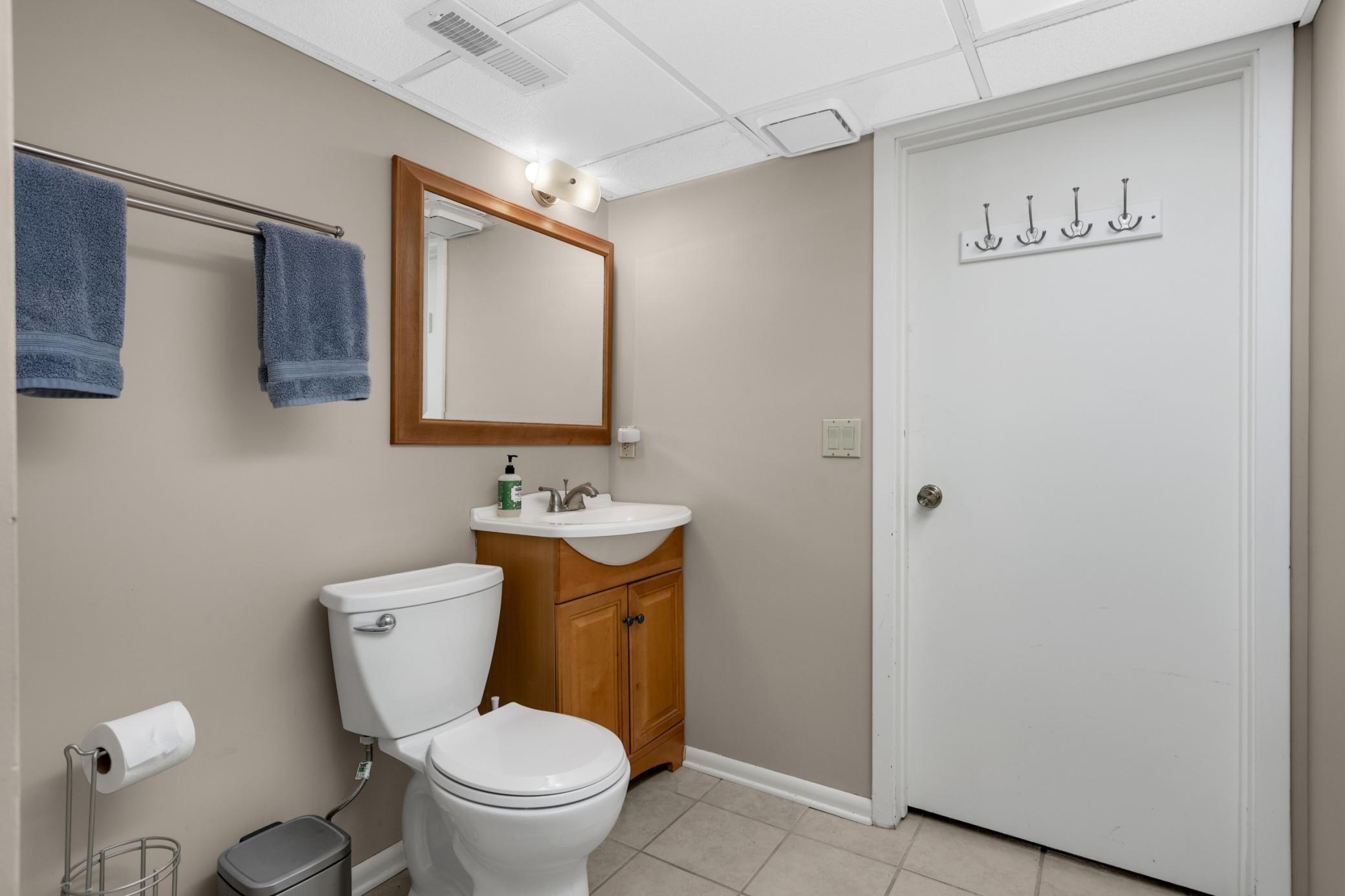 Basement 3/4 bath