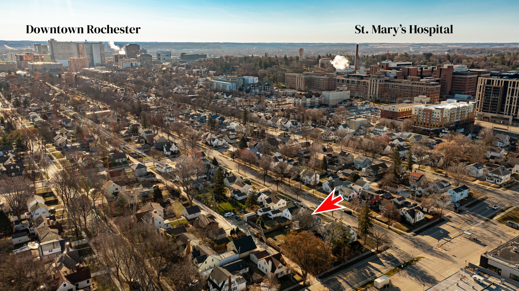 Walking Distance to St. Mary’s and Mayo