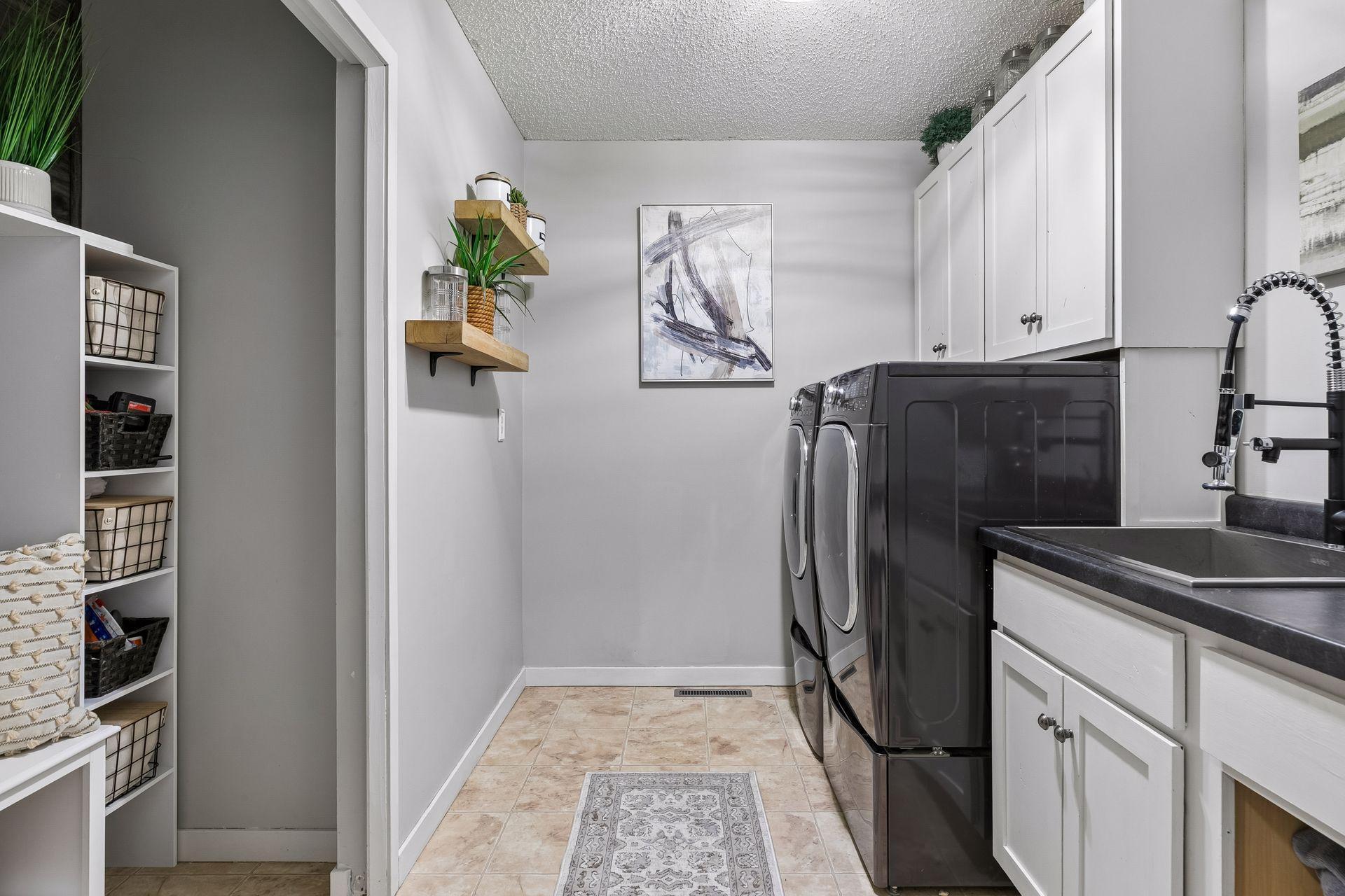 Main Floor Laundry and Mud Room.