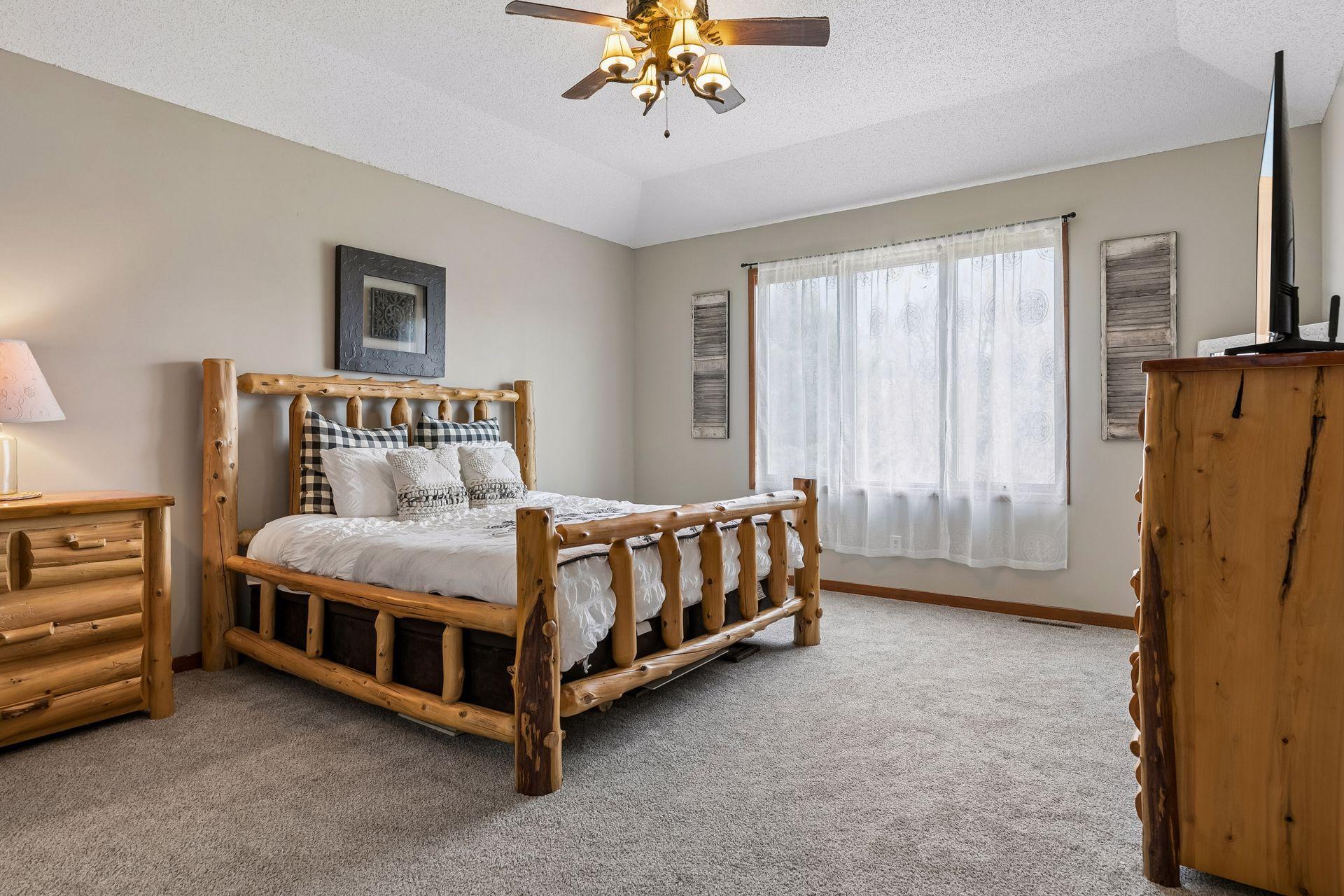 Big Owners Bedroom with Space for a Full Furniture Set.