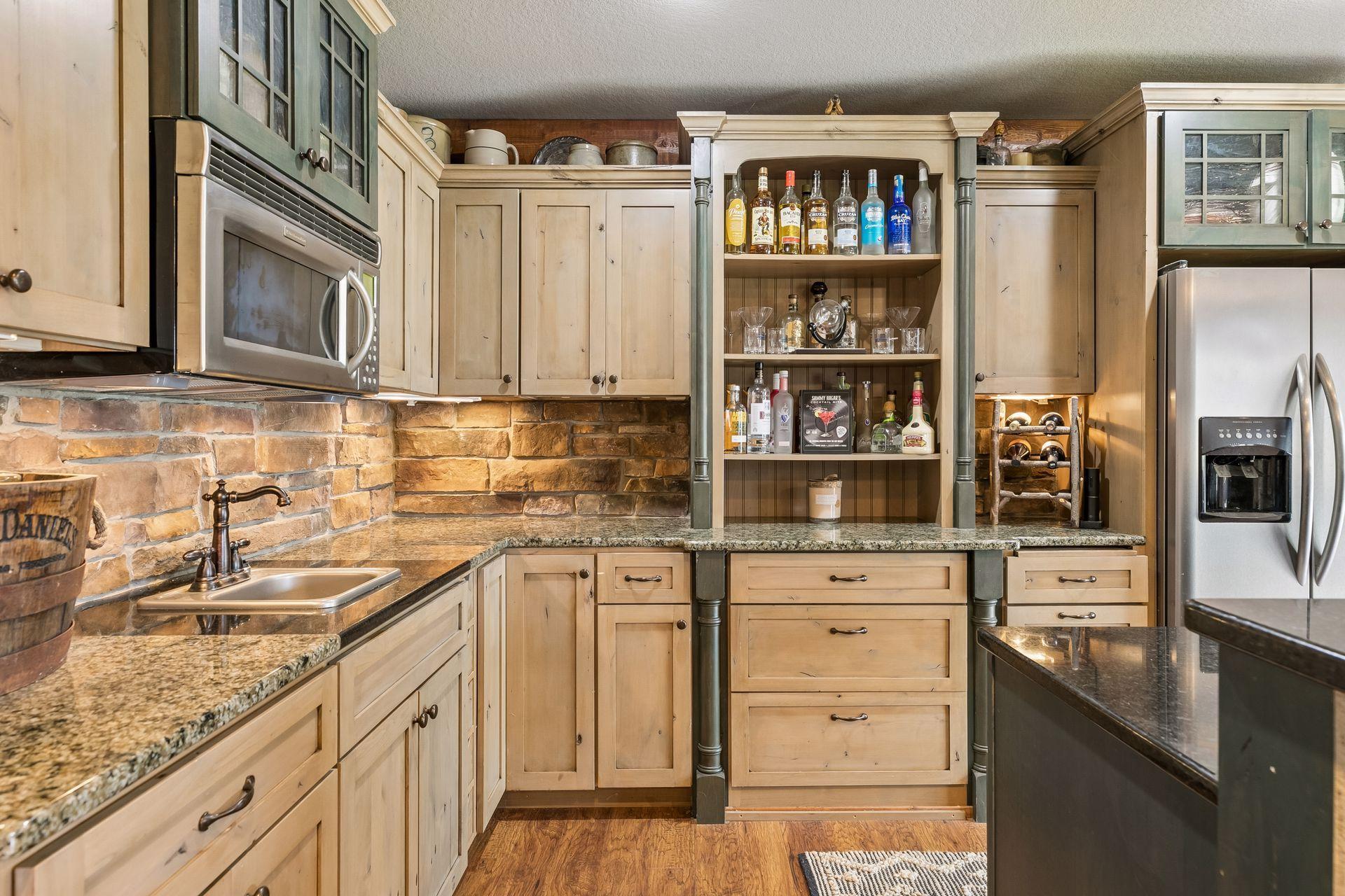 Lots of Cabinet & Prep Space.