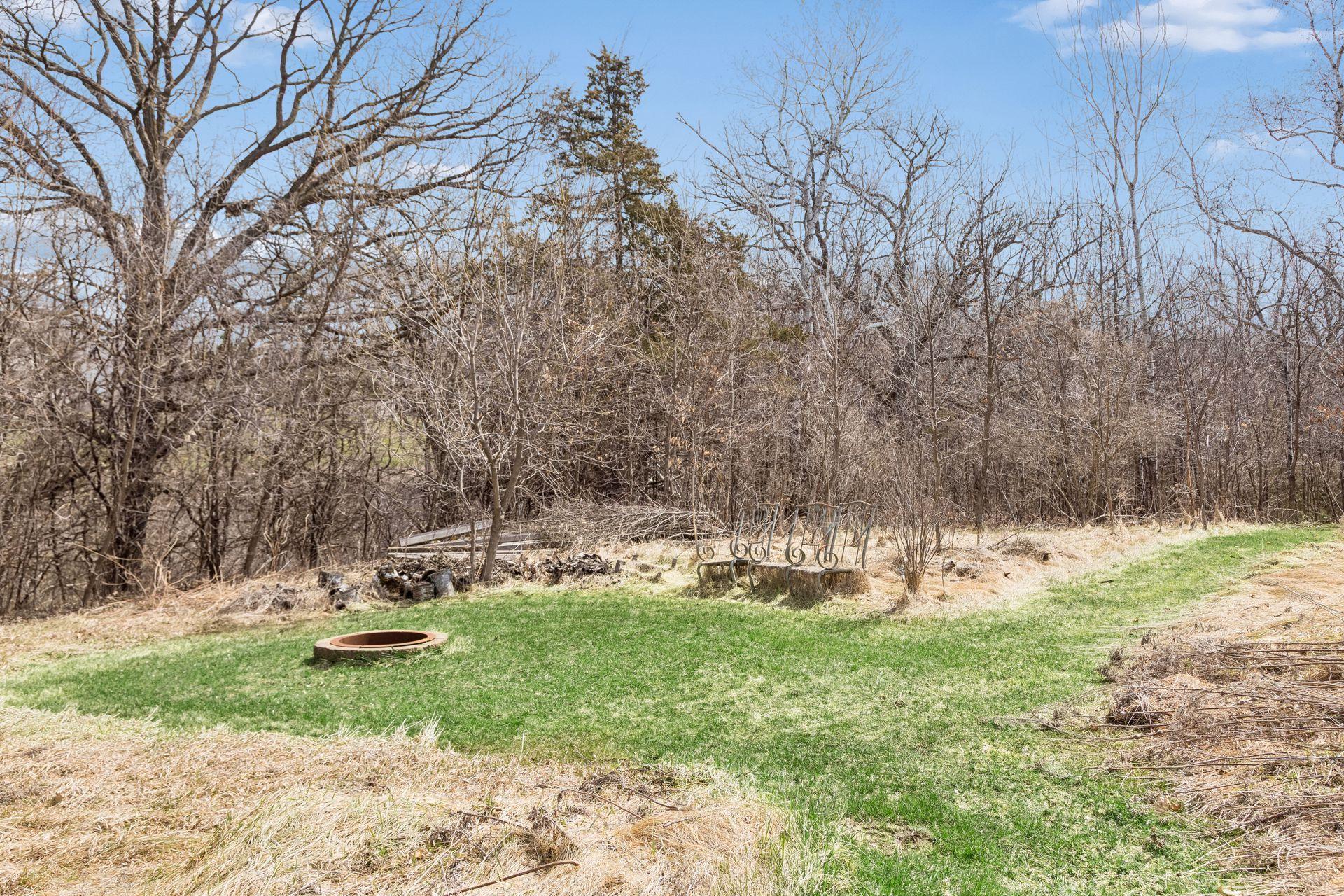 Secluded Firepit Area