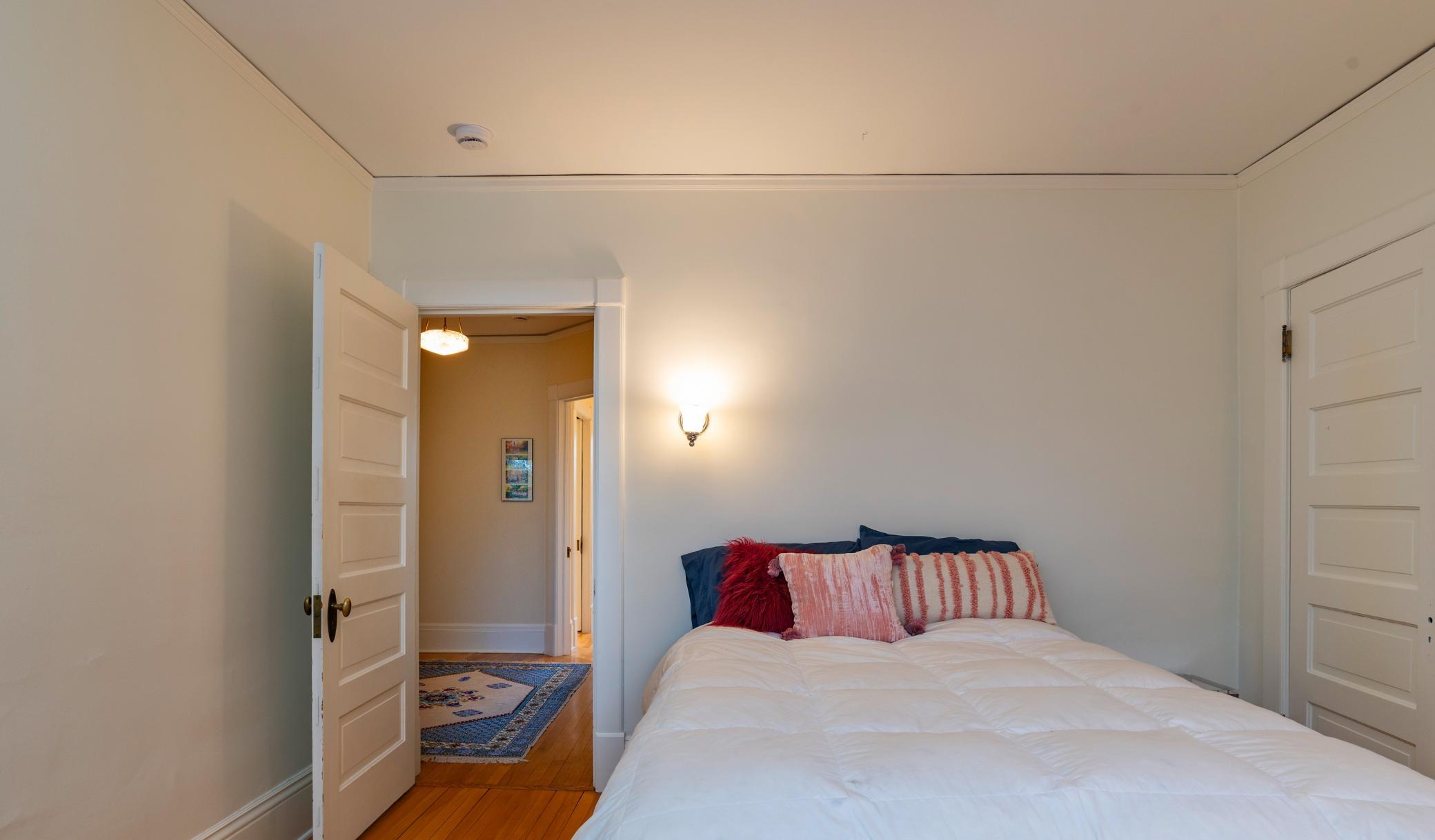 The third bedroom on the second level.