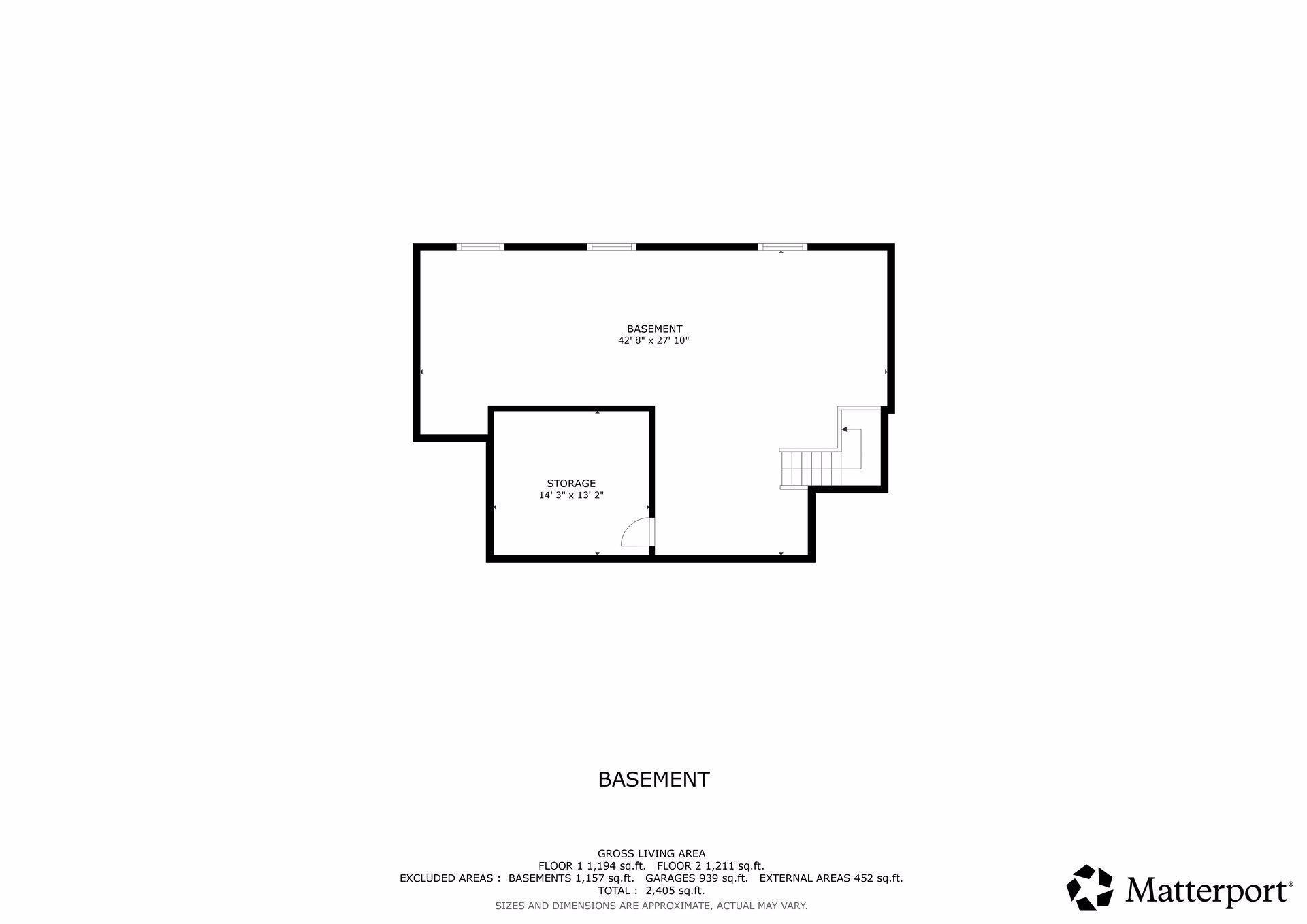 Floor plan - basement