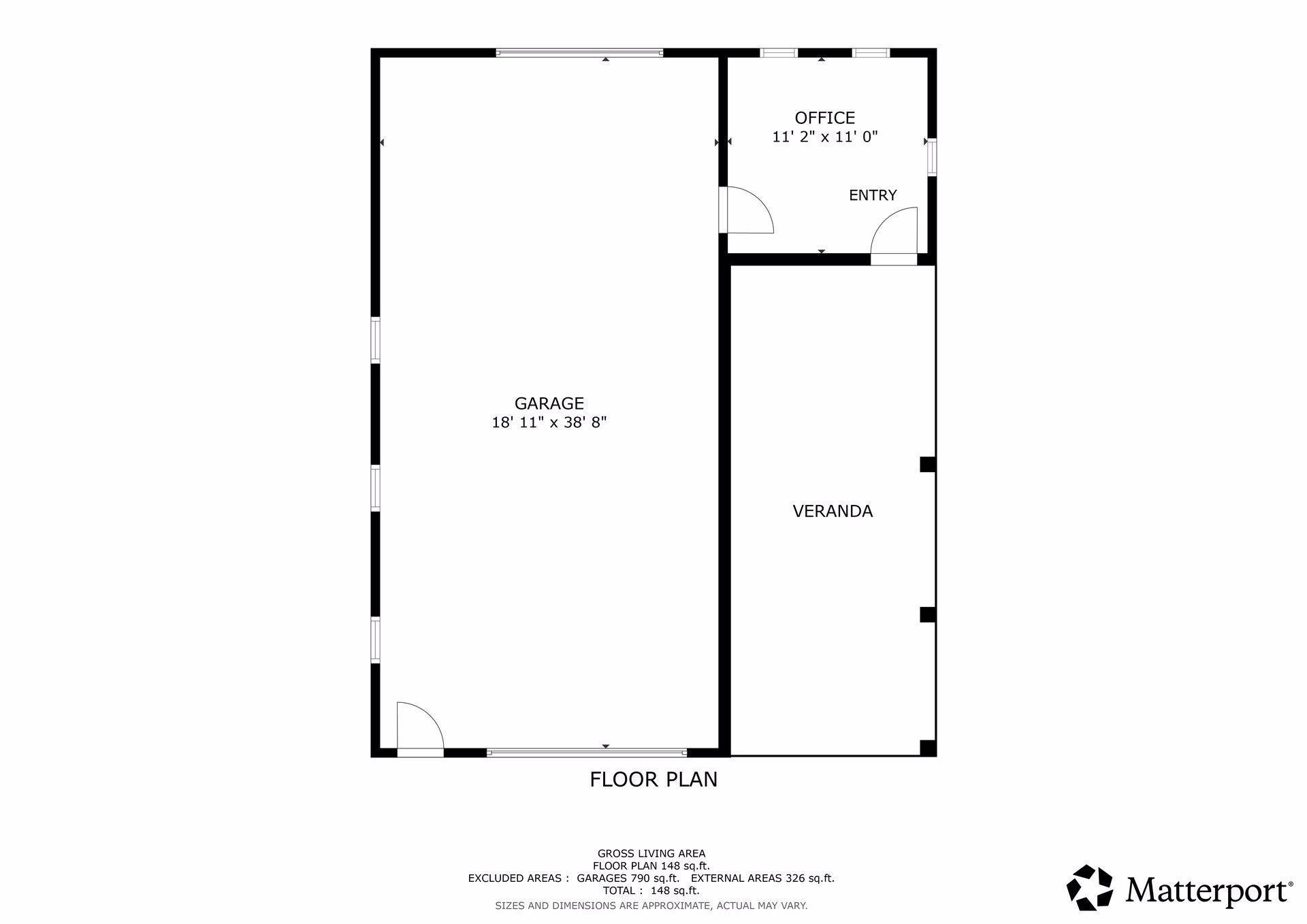 Floor plan - Shop/Outbuilding