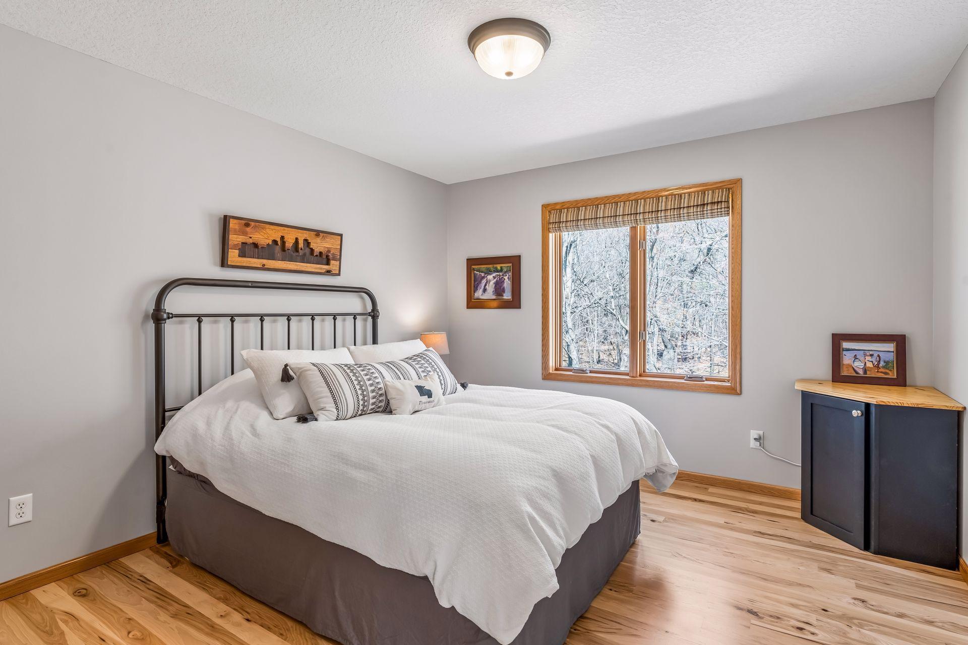 All bedrooms have hardwood floors.