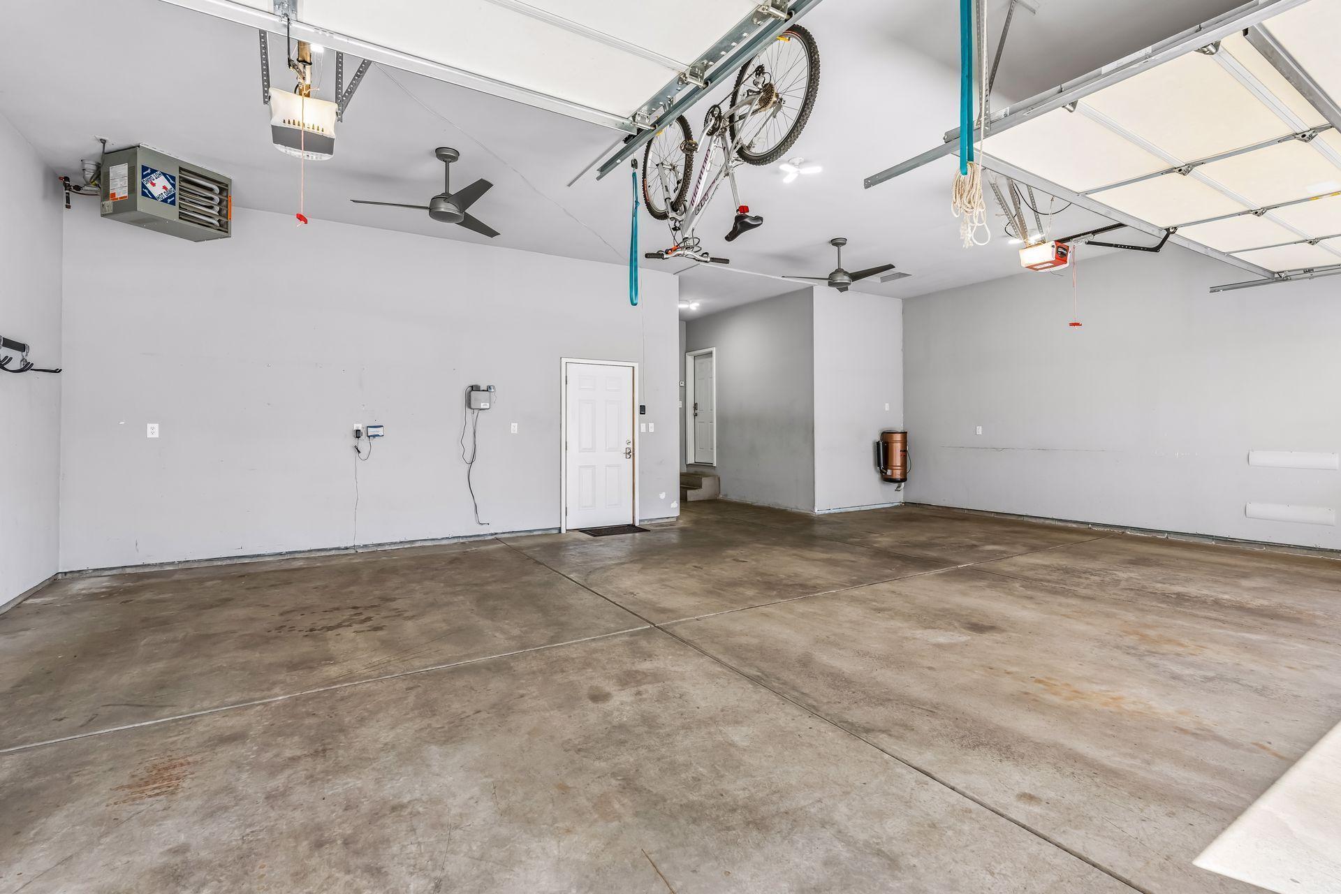 3-Car Attached garage is insulated and heated!