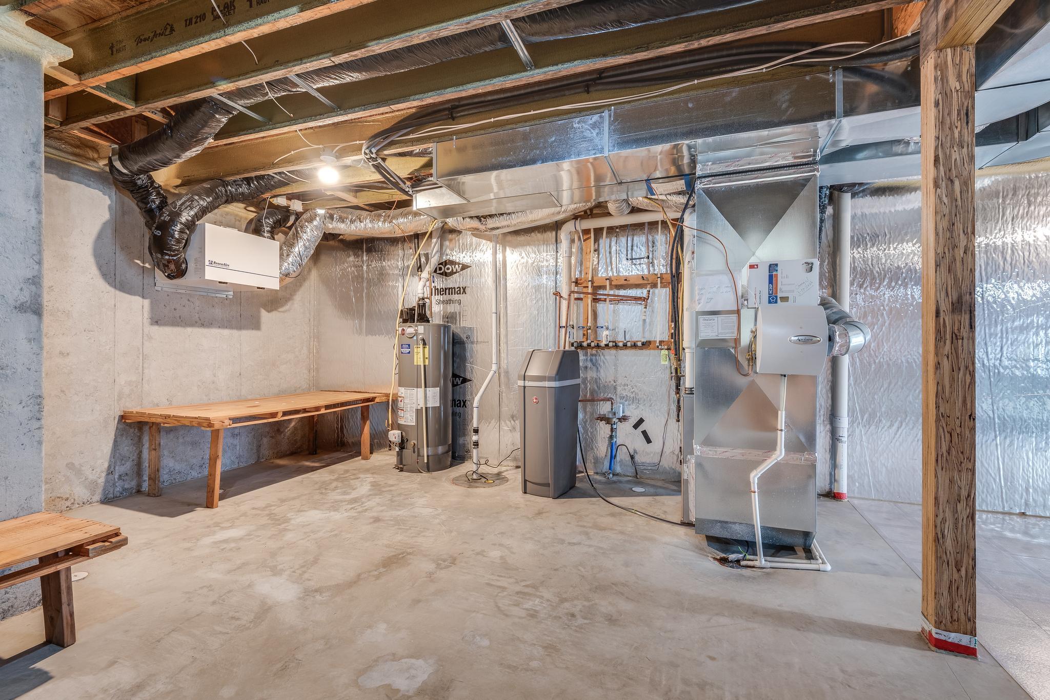 Large utility area would make a great storage space