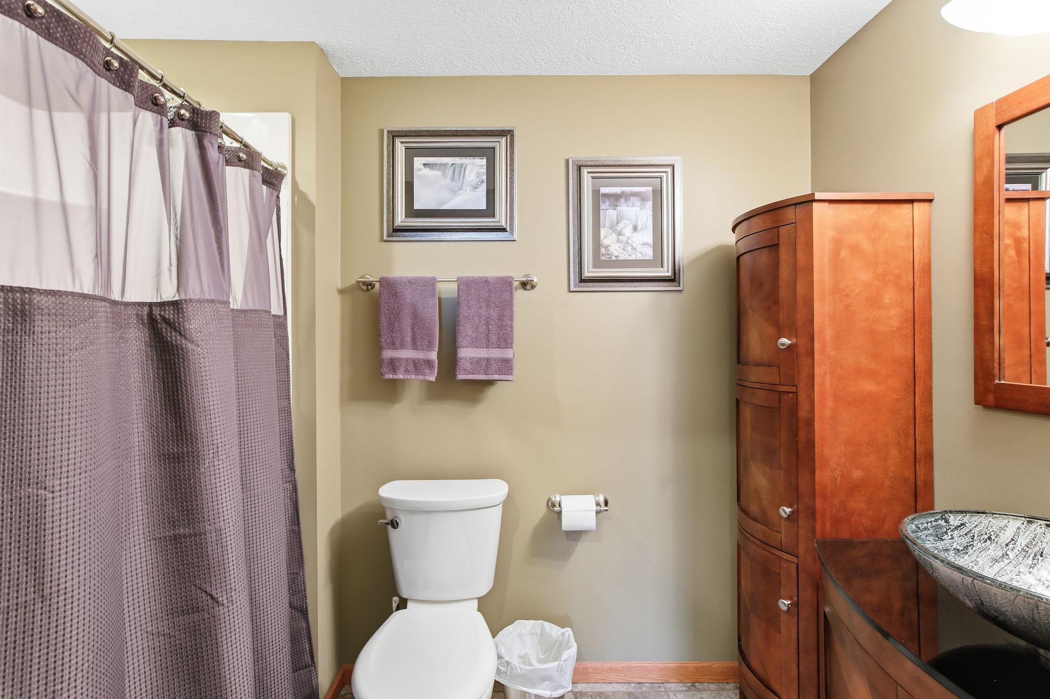 Full bath - finished approx. 10 years ago.