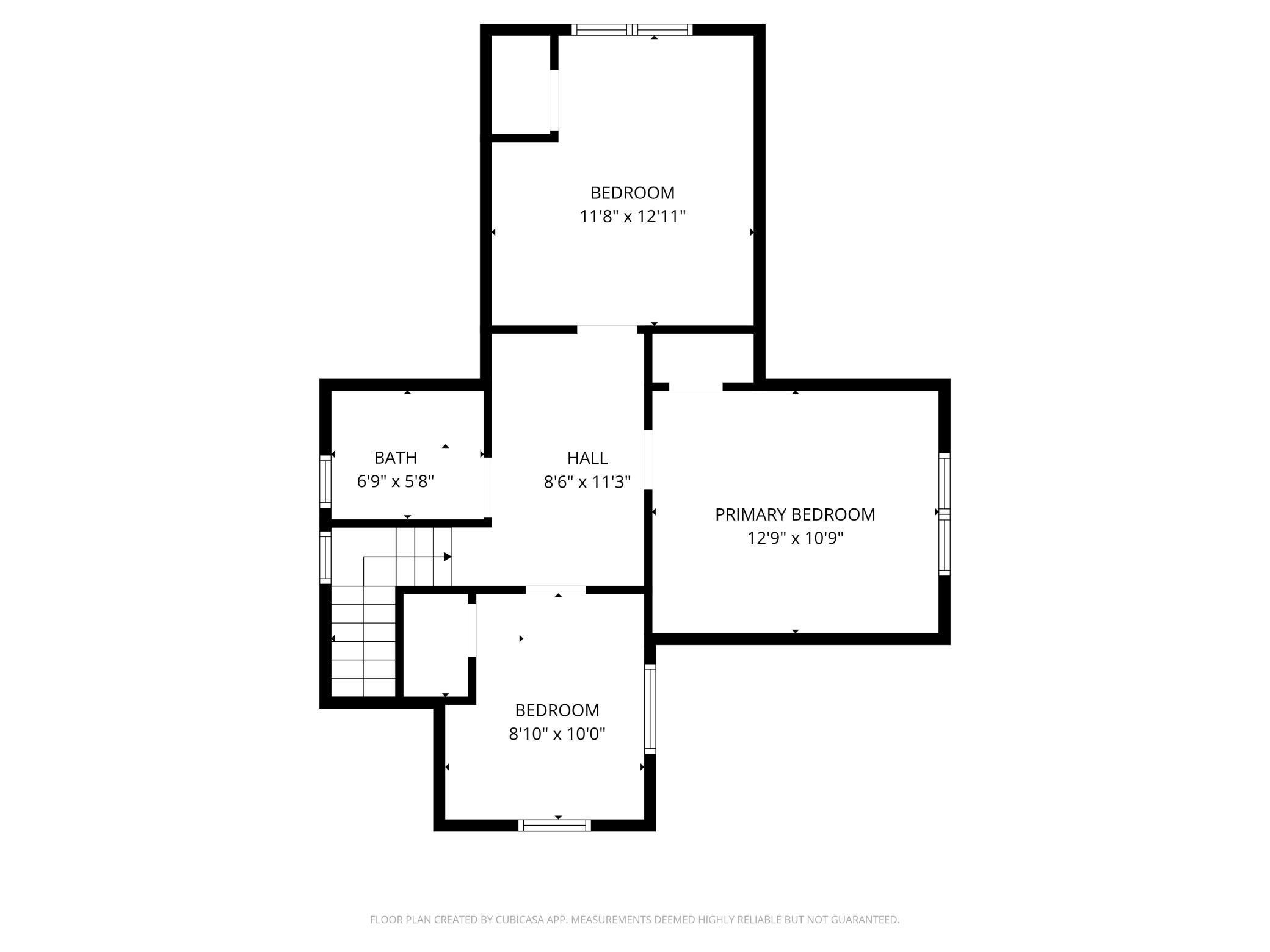 Upper Level Floor Plan